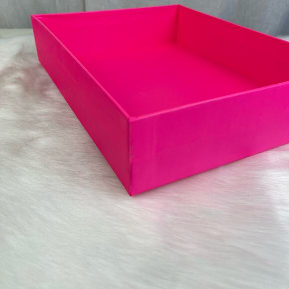 Victoria’s Secret PINK Gift Display Decor Storage Box Silver Holographic Logo - Picture 9 of 16